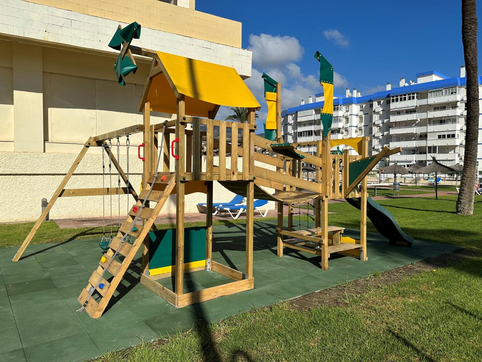 1 Paradise Of Benalmadena Costa Residencial Aloha Playa Vistas Al Mar, Front Beach Mini Duplex ภายนอก รูปภาพ
