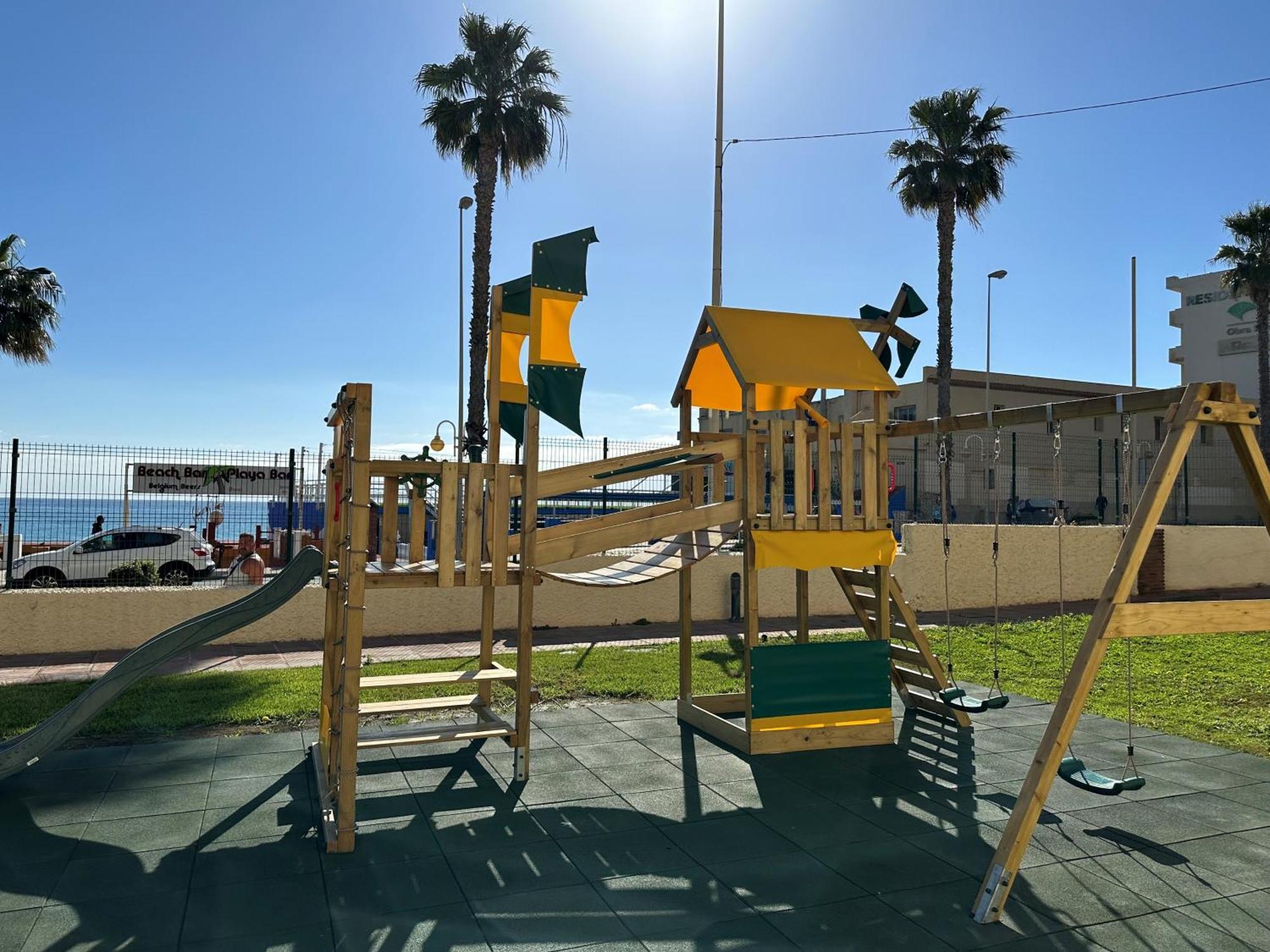 1 Paradise Of Benalmadena Costa Residencial Aloha Playa Vistas Al Mar, Front Beach Mini Duplex ภายนอก รูปภาพ